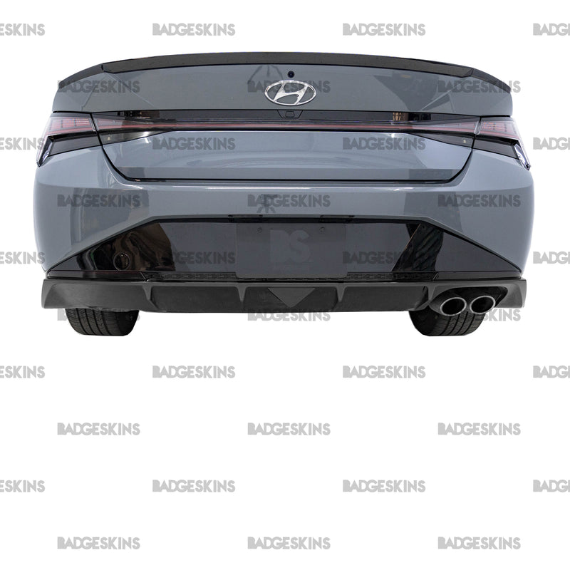 Load image into Gallery viewer, Hyundai - 7G - Elantra N-Line  - Rear Bumper Diffuser Accent Overlay
