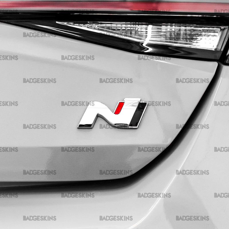 Load image into Gallery viewer, Hyundai - 7th Gen - Elantra - Rear N Badge &quot;Flag&quot; Inlay
