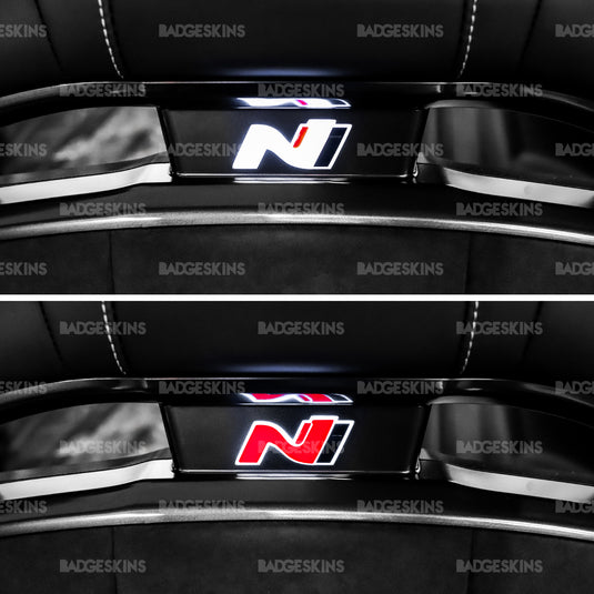 Hyundai - 7G - Elantra N - Front Seat Light Up "N" Logo Overlay (Solid & Tint)