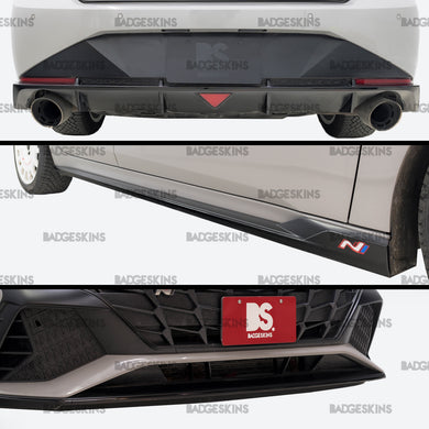 Hyundai - 7th Gen - Elantra N - Red Stripe Delete Kit