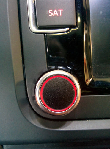 VW - MK6.5 - Headunit Power Button Blackout Set