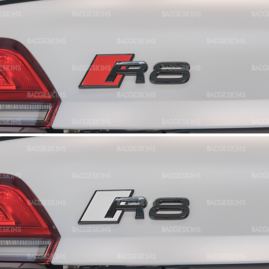 Audi - Type 4S - R8 - Rear R8 Badge Rhombus Inlay