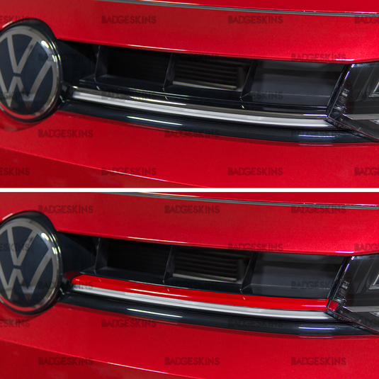 VW - MK8 - Jetta/GLI - Front Grille Chrome Bar Delete