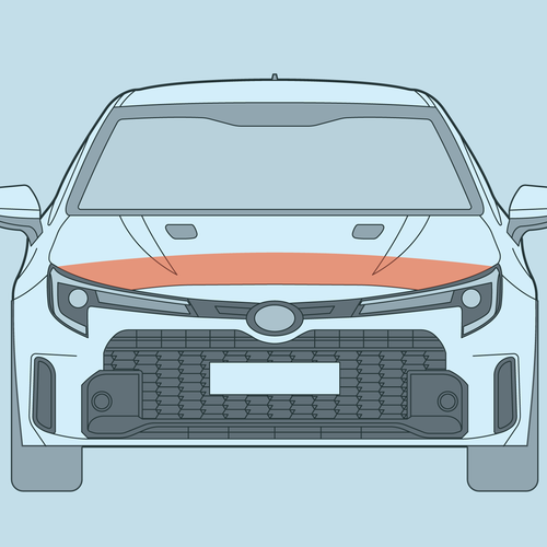 Toyota - E210 - Corolla - Partial Hood PPF