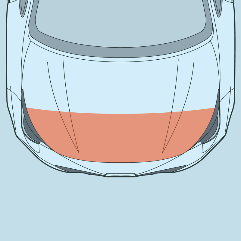 Load image into Gallery viewer, Toyota - E210 - Corolla - Partial Hood PPF
