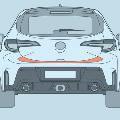 Toyota - E210 - GR Corolla - Trunk Ledge PPF