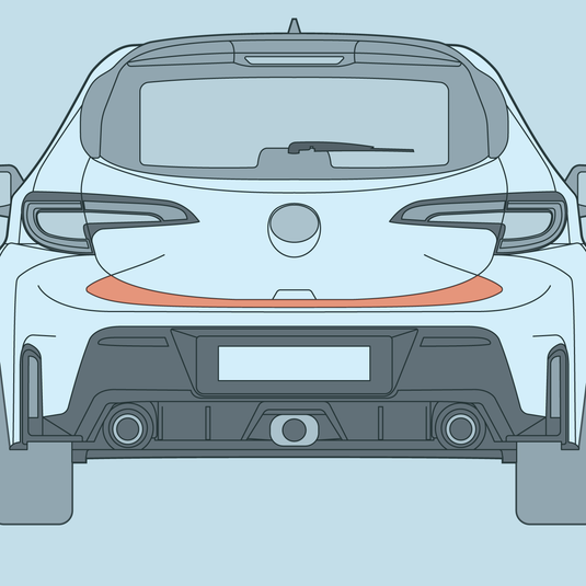 Toyota - E210 - GR Corolla - Trunk Ledge PPF