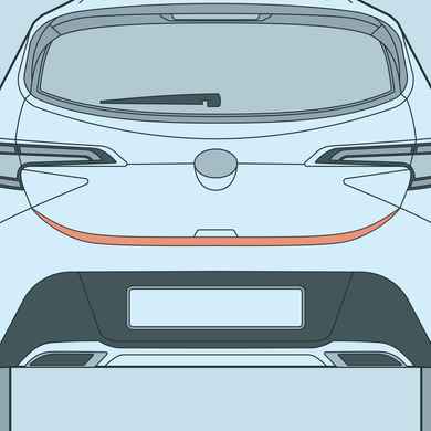 Toyota - E210 - Corolla - Trunk Ledge PPF