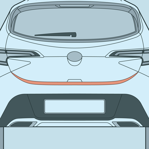 Toyota - E210 - Corolla - Trunk Ledge PPF