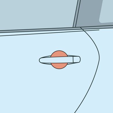 Toyota - GR86 - Door Cup PPF