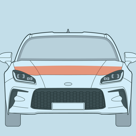 Toyota - GR86 - Partial Hood PPF