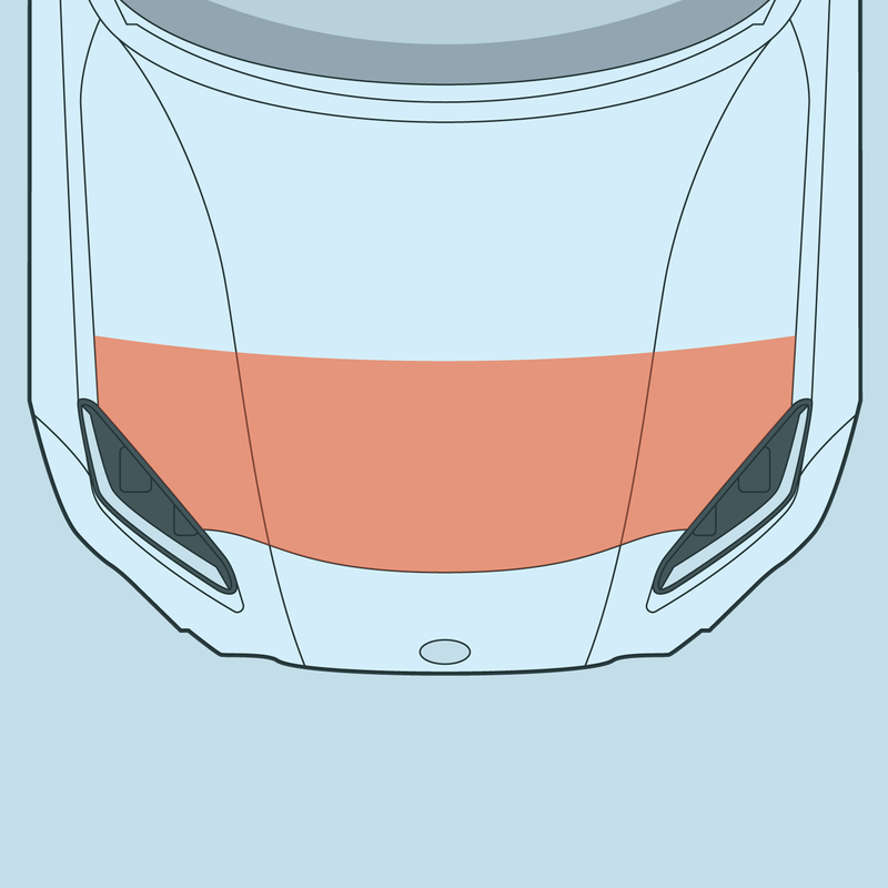 Load image into Gallery viewer, Toyota - GR86 - Partial Hood PPF
