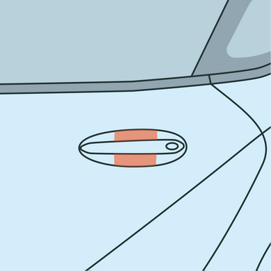 Toyota - MK5 - Supra - Door Cup PPF