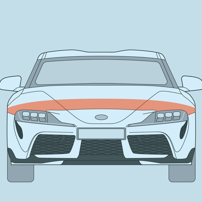 Load image into Gallery viewer, Toyota - MK5 - Supra - Partial Hood PPF
