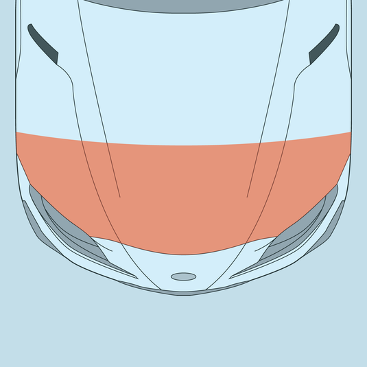 Toyota - MK5 - Supra - Partial Hood PPF