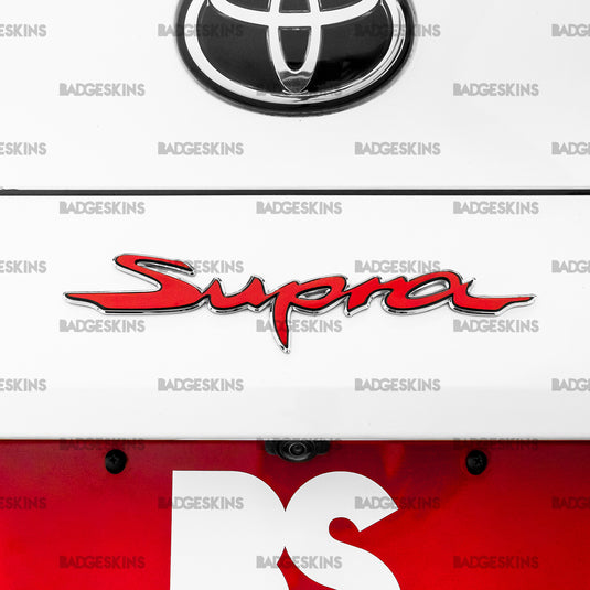 Toyota - A90 - Supra - Rear Supra Badge Overlay