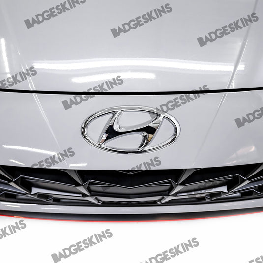 Hyundai - 2nd Gen - Veloster - Front Hyundai Emblem Overlay