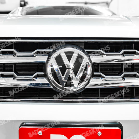 VW - MK1 - Atlas - Front Smooth 3pc VW Emblem Overlay