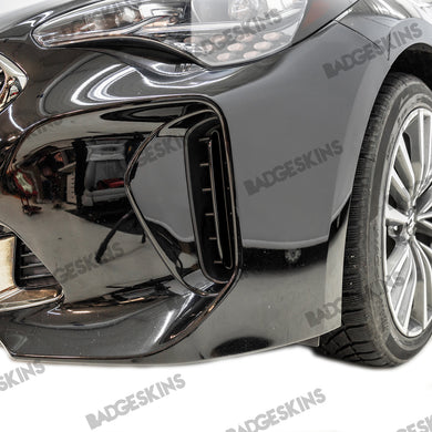 KIA - Stinger - Front Bumper Vent Chrome Delete