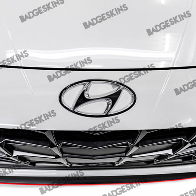 Hyundai - 2nd Gen - Veloster - Front Hyundai Emblem Overlay