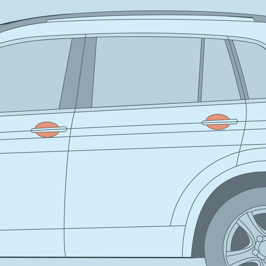 VW - MK2 - Tiguan - Door Cup PPF