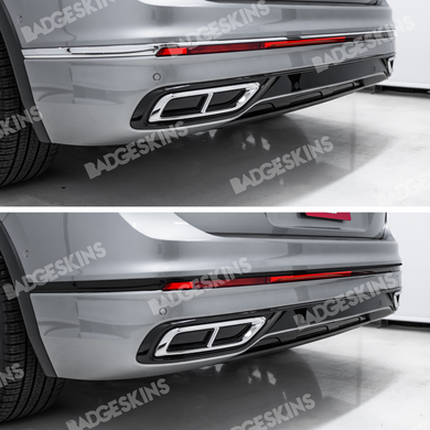 VW - MK2.5 - Tiguan - R-Line - Doors & Rear Bumper Chrome Rubstrip Delete