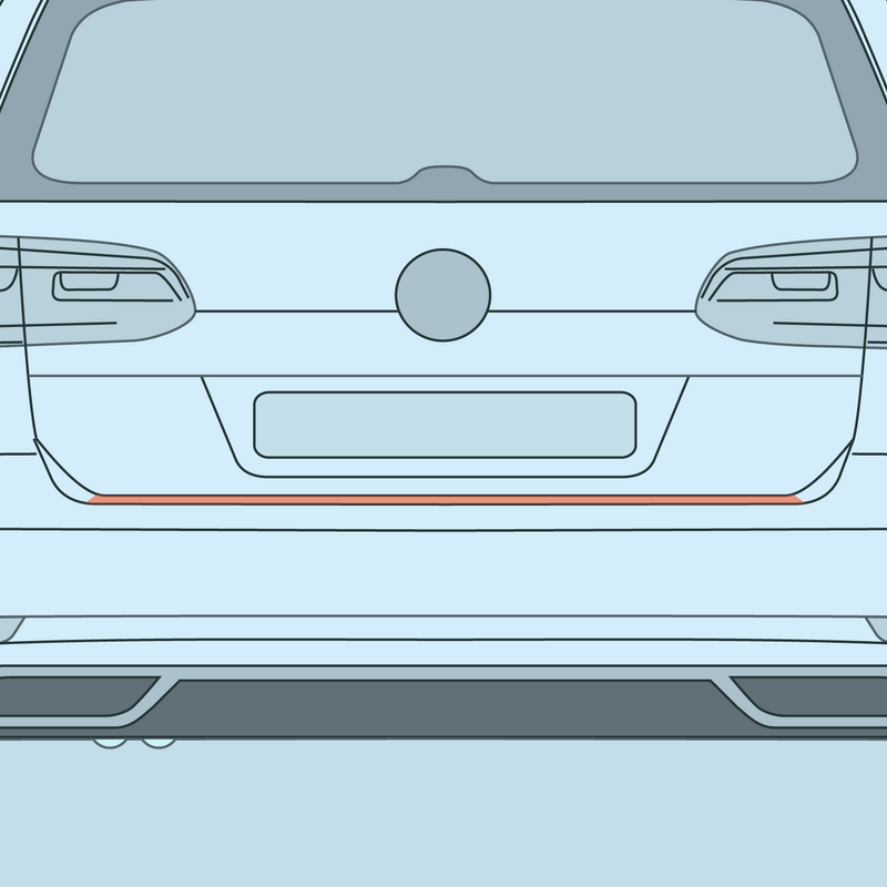 Load image into Gallery viewer, VW - MK7/7.5 - Golf SportWagen - Trunk Ledge PPF
