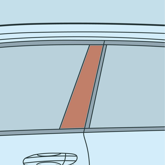 VW - MK7/7.5 - Golf - B-Pillar PPF Kit