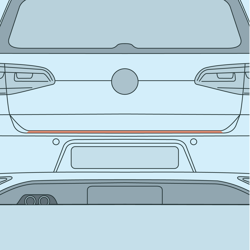 Load image into Gallery viewer, VW - MK7/7.5 - Golf - Trunk Ledge PPF
