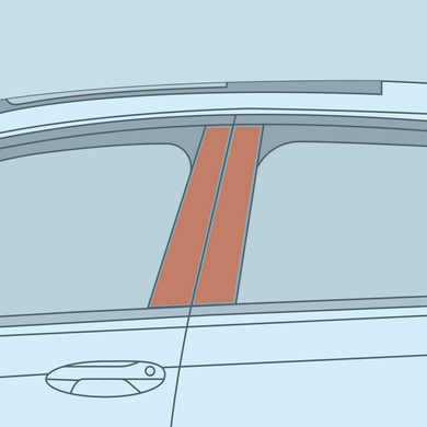 VW - MK8/8.5 - Golf - B-Pillar PPF Kit