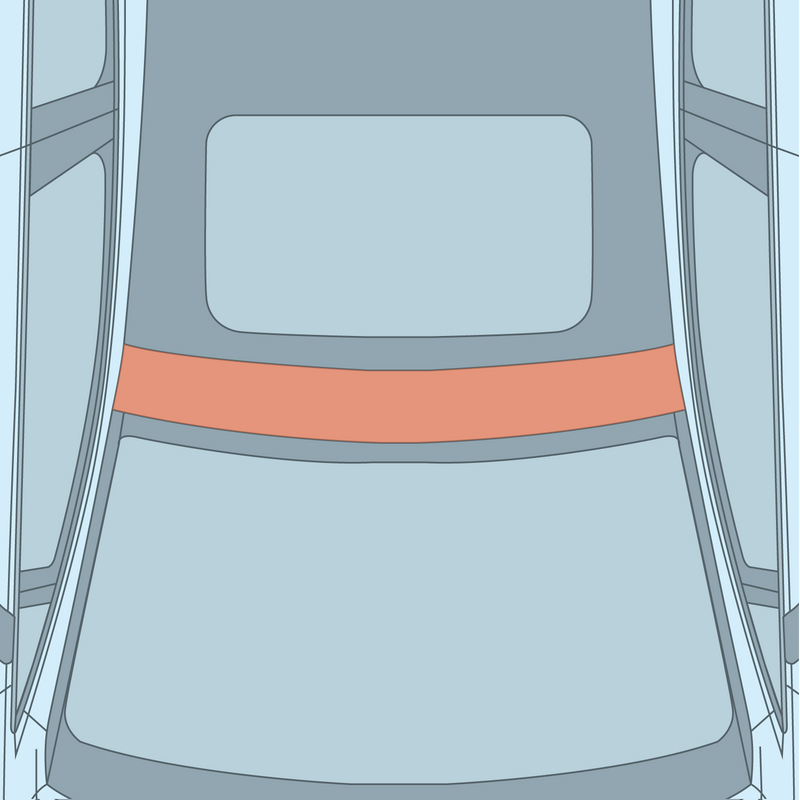 Load image into Gallery viewer, VW - MK8 - Golf - Partial Roof PPF
