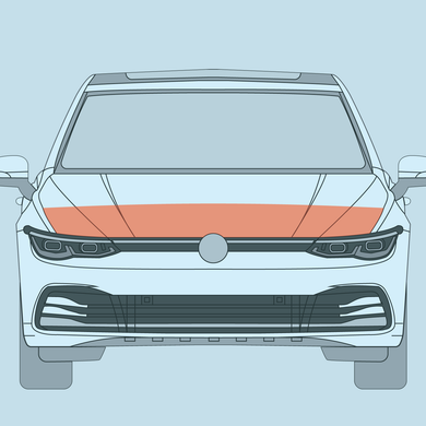 VW - MK8/8.5 - Golf - Partial Hood PPF