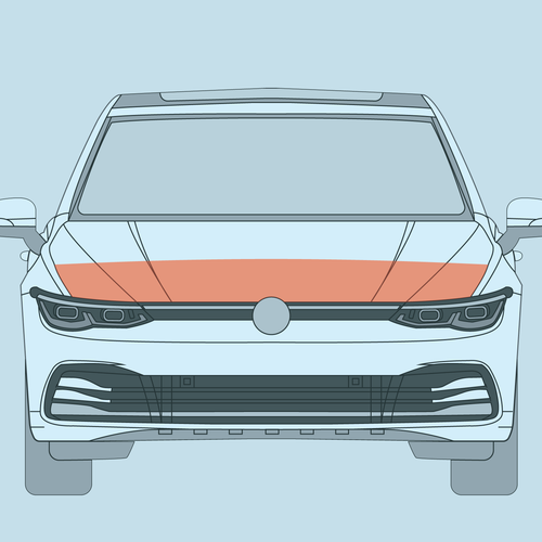 VW - MK8/8.5 - Golf - Partial Hood PPF