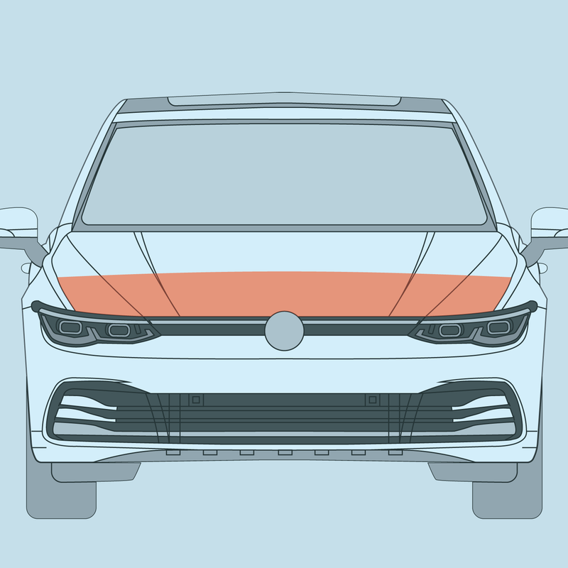 Load image into Gallery viewer, VW - MK8/8.5 - Golf - Partial Hood PPF
