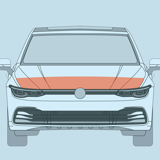 VW - MK8/8.5 - Golf - Partial Hood PPF