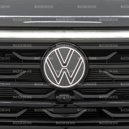 VW - MK1.5 - Atlas Cross Sport - Front Smooth VW Emblem Overlay