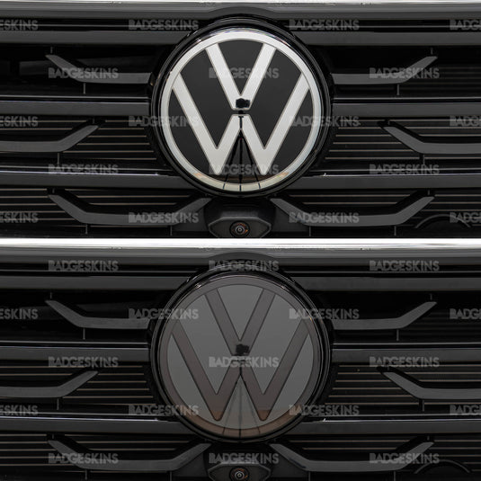 VW - MK1.5 - Atlas Cross Sport - Front Smooth VW Emblem Overlay