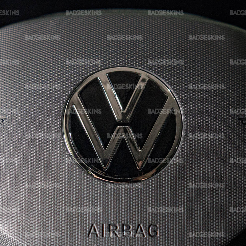 Load image into Gallery viewer, VW - Steering Wheel VW Non-Smooth Emblem Inlay
