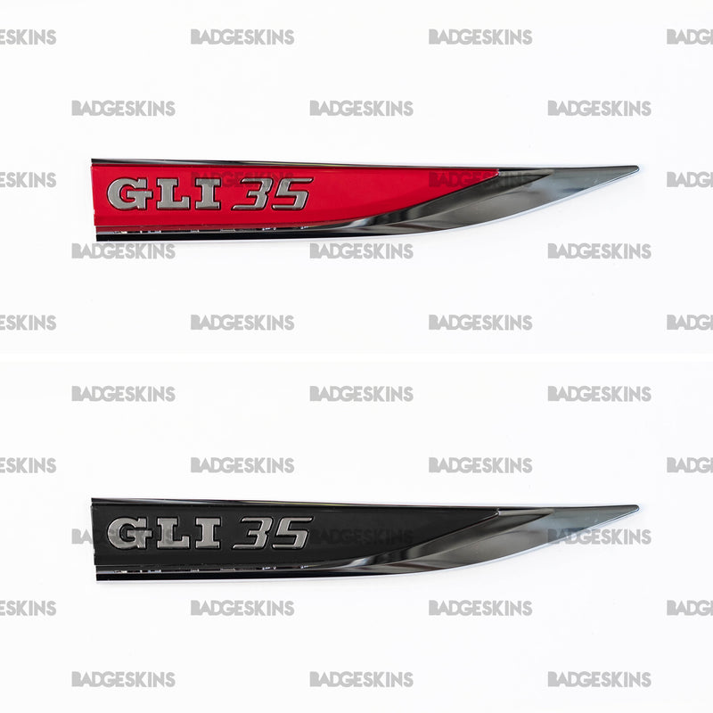 Load image into Gallery viewer, VW - MK7.5 - Jetta - GLI - GLI 35 Fender Badge Inlay Kit
