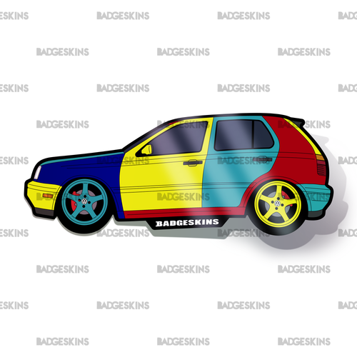 BS Car Stickers - MK3 Harlequin
