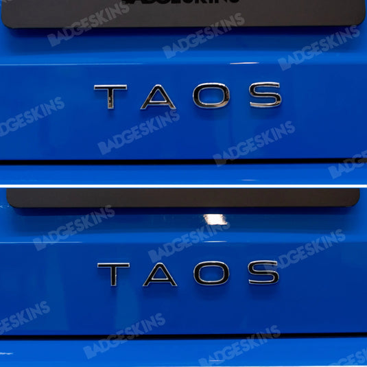 VW - MK1 - Taos - Rear Taos Badge Overlay