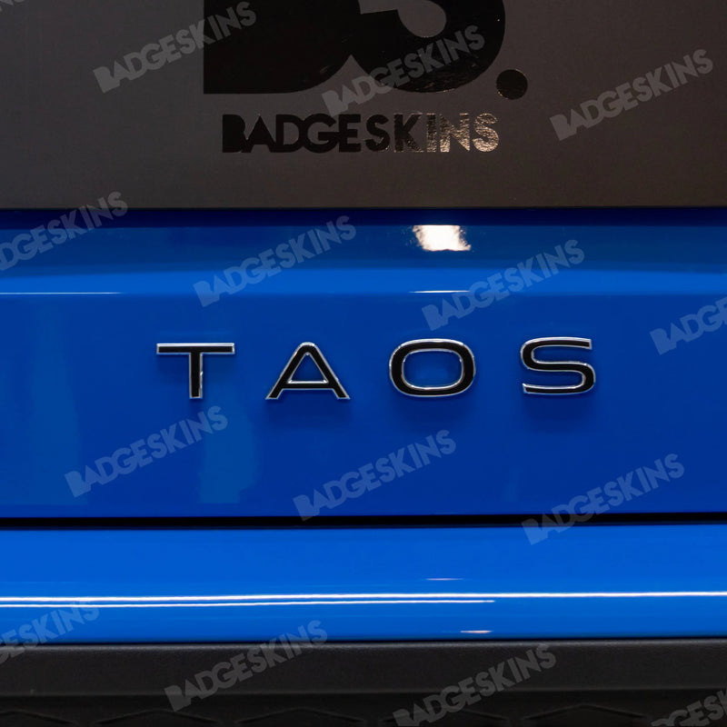 Load image into Gallery viewer, VW - MK1 - Taos - Rear Taos Badge Overlay
