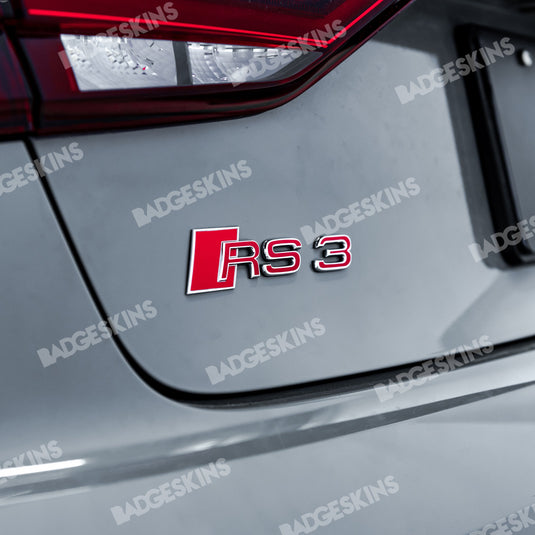 Audi - 8V+ - RS3 - Front / Rear RS3 Badge Overlay