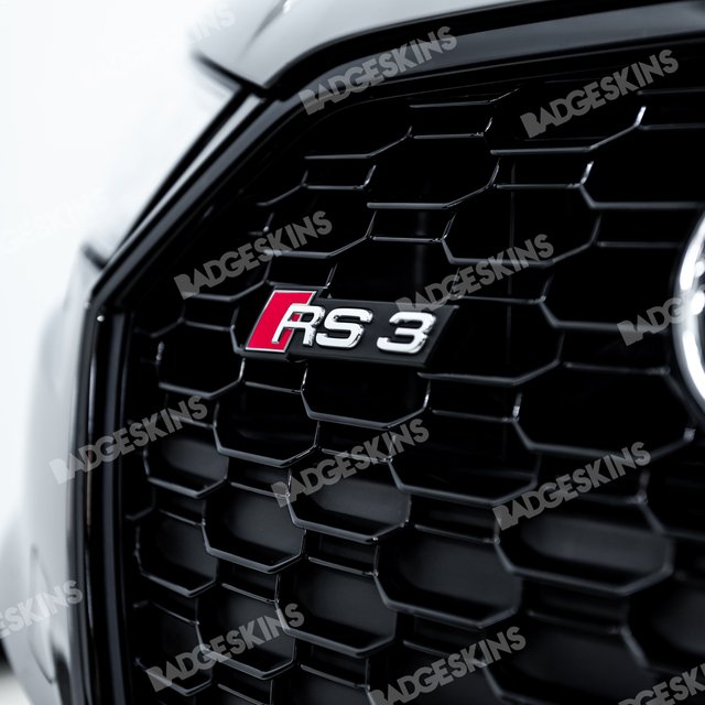 Load image into Gallery viewer, Audi - 8V+ - RS3 - Front / Rear RS3 Badge Overlay
