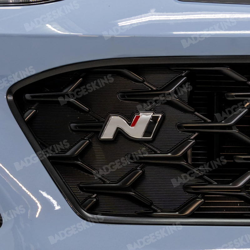 Load image into Gallery viewer, Hyundai - OS - Kona N - Front Grille N Badge &quot;Flag&quot; Inlay
