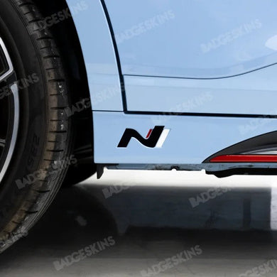 Hyundai - 1st Gen - Kona N - Side Skirt N Logo Inlay