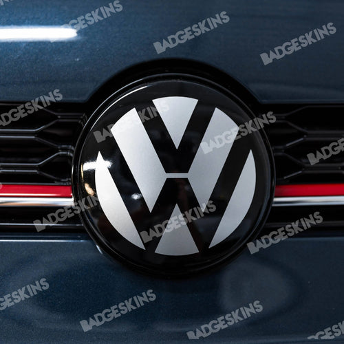 VW - B8 - Passat - Front Smooth 2pc VW Emblem Overlay