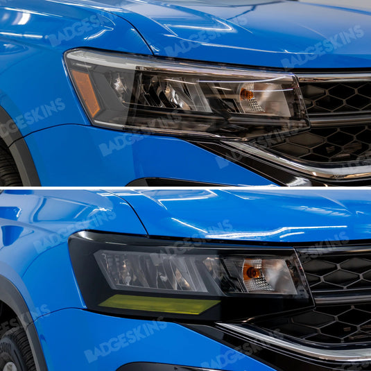 VW - MK1 - Taos - Head Light Eyelid Amber Delete & DRL Tint (LED Non-Projector)