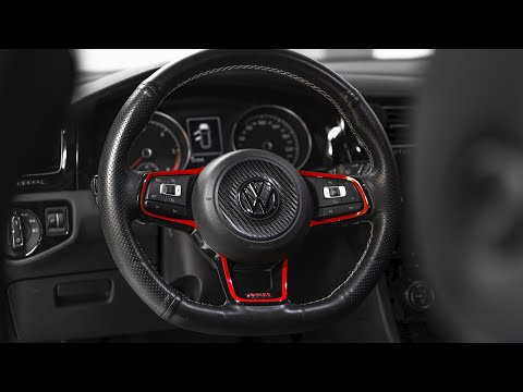 Load and play video in Gallery viewer, Suburu - WRX/STI - Steering Wheel Cowl Overlay (2015-2017)
