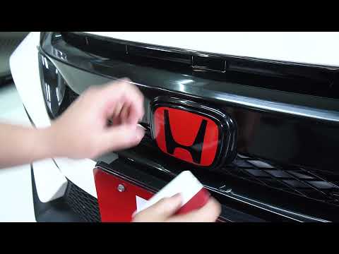 Load and play video in Gallery viewer, Honda - Civic - FK8 Type R - Front Honda Emblem Overlay
